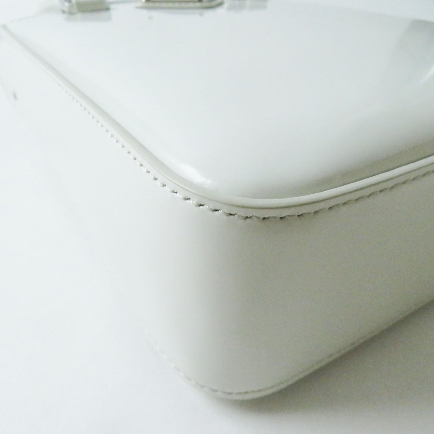 PRADA Shoulder Bag 1BA331 leather BIANCO Small Brushed Leather
