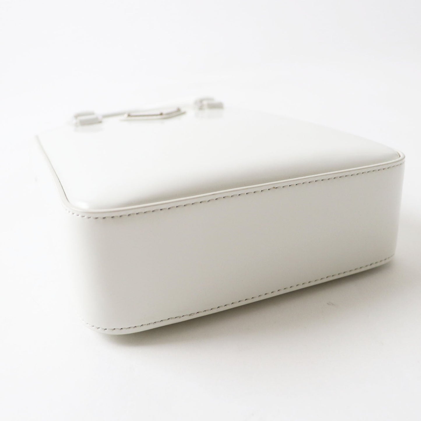 PRADA Shoulder Bag 1BA331 leather BIANCO Small Brushed Leather