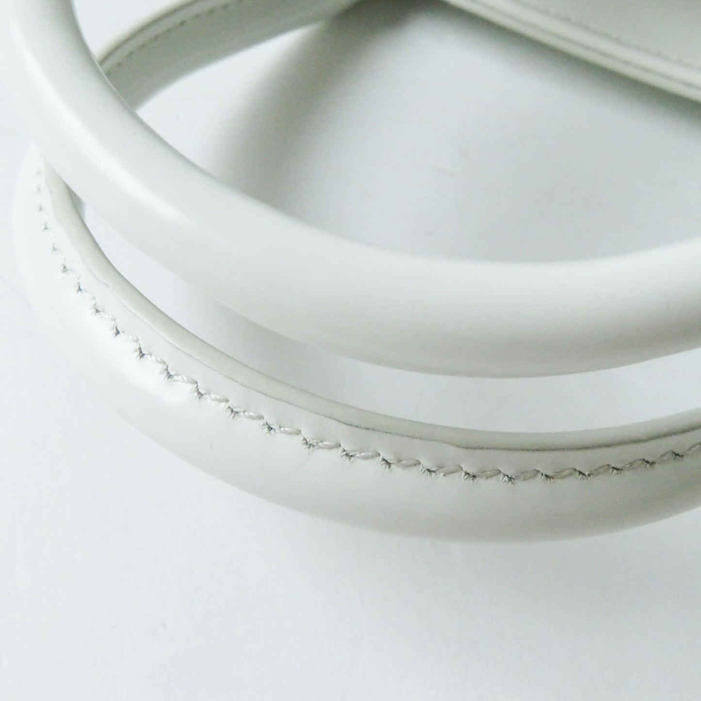 PRADA Shoulder Bag 1BA331 leather BIANCO Small Brushed Leather