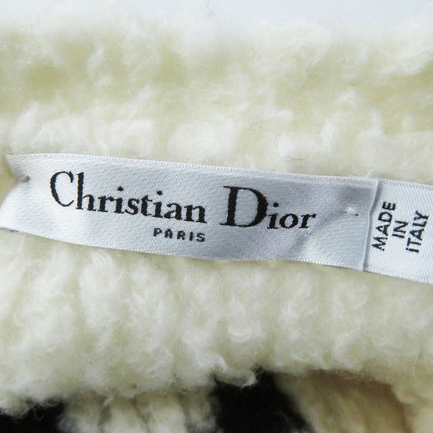 Christian Dior knit 154S55AM114 wool white J’A DIOR 42