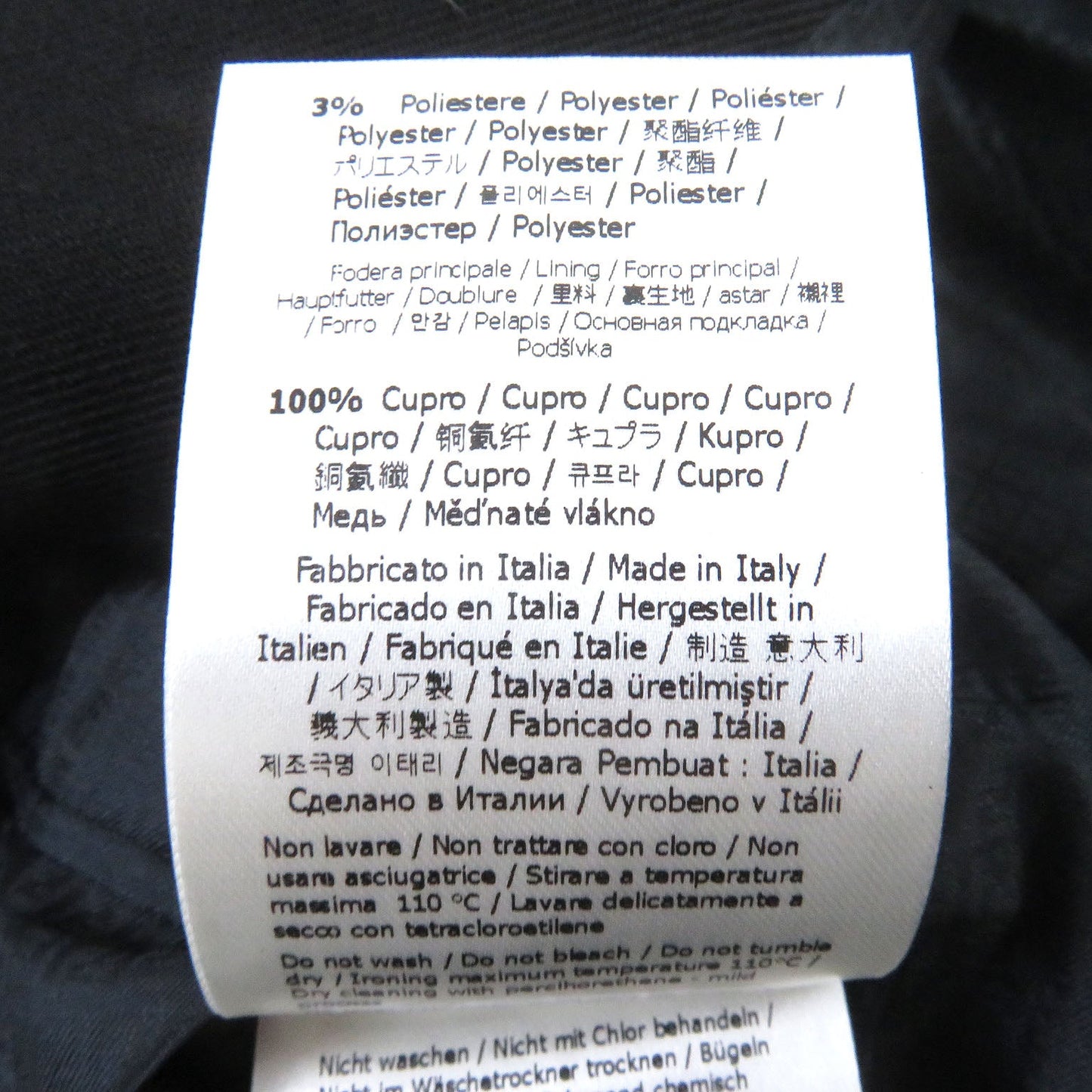 FENDI tailored jacket FJ0641 Outer: 97% wool, Outer: 3% polyester, Lining: 100% cupra black Double-breasted Gabardine Blazer mens 48 Used