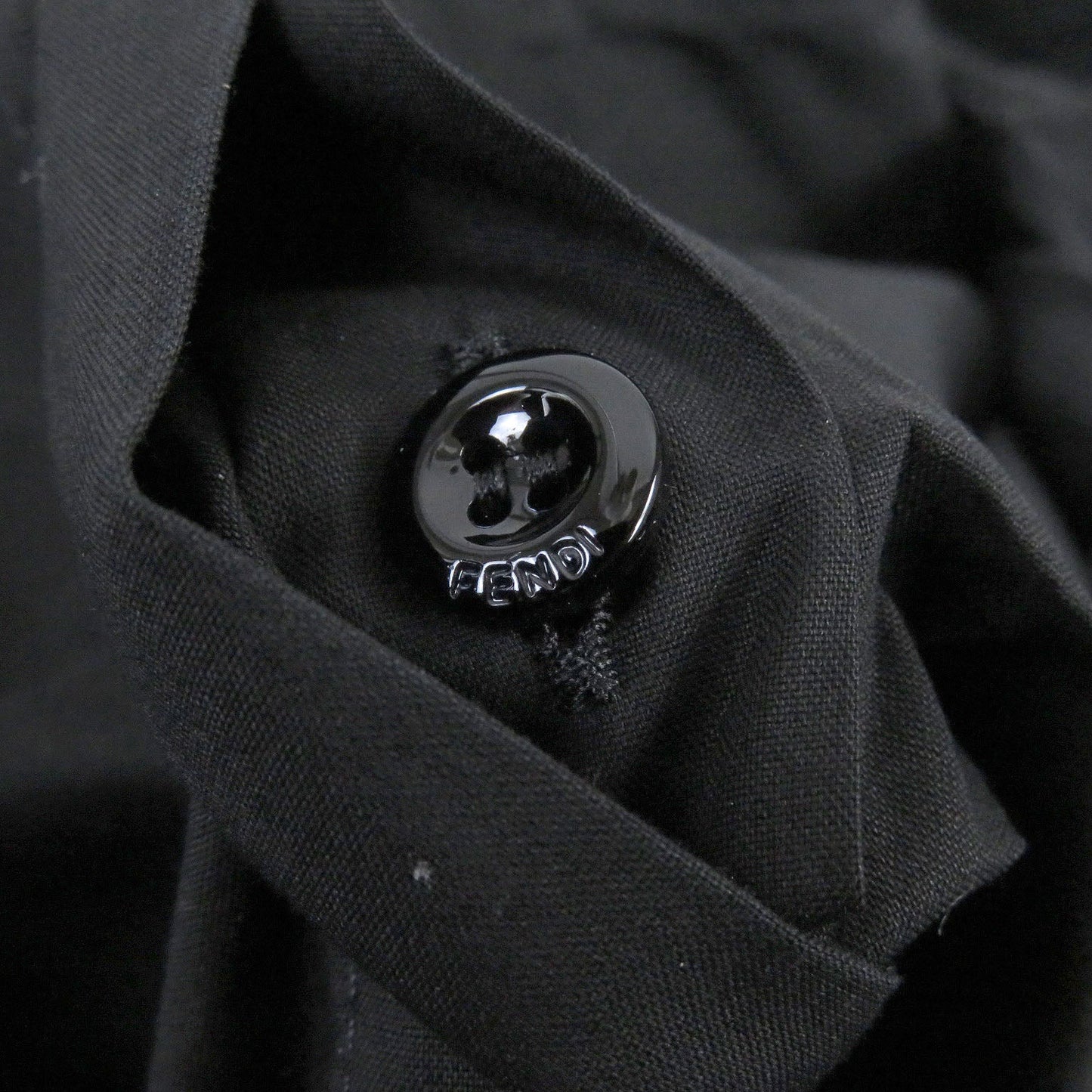 FENDI blouse FS7821 cotton black 36