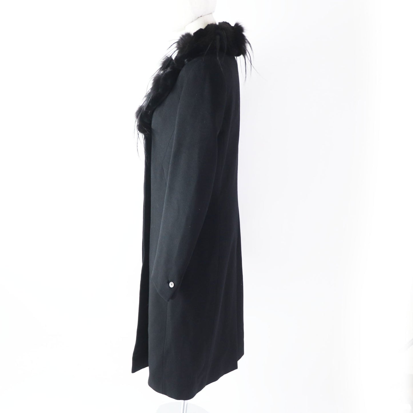 FENDI coat FF5183 wool black 42