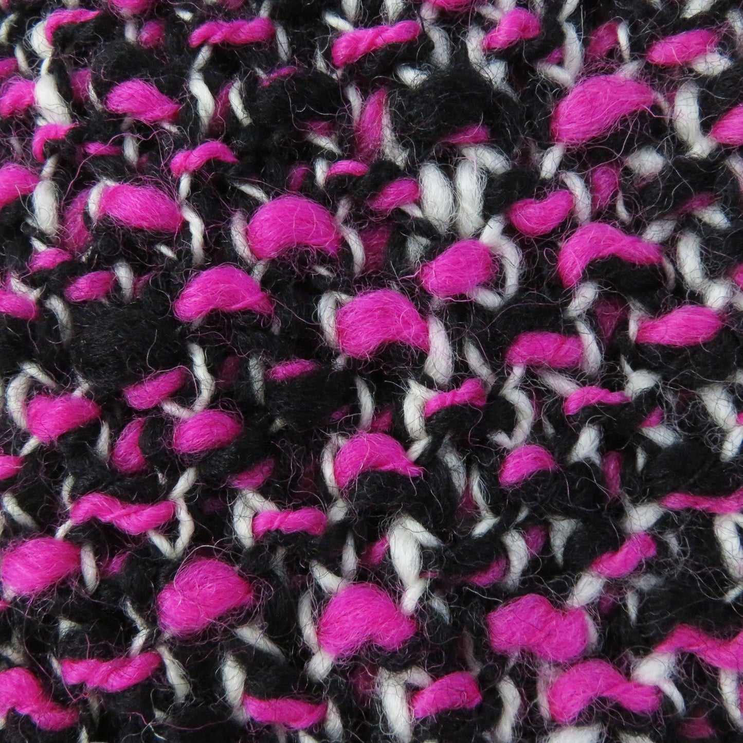 PRADA Pleated skirt P1320 wool pink black white 40