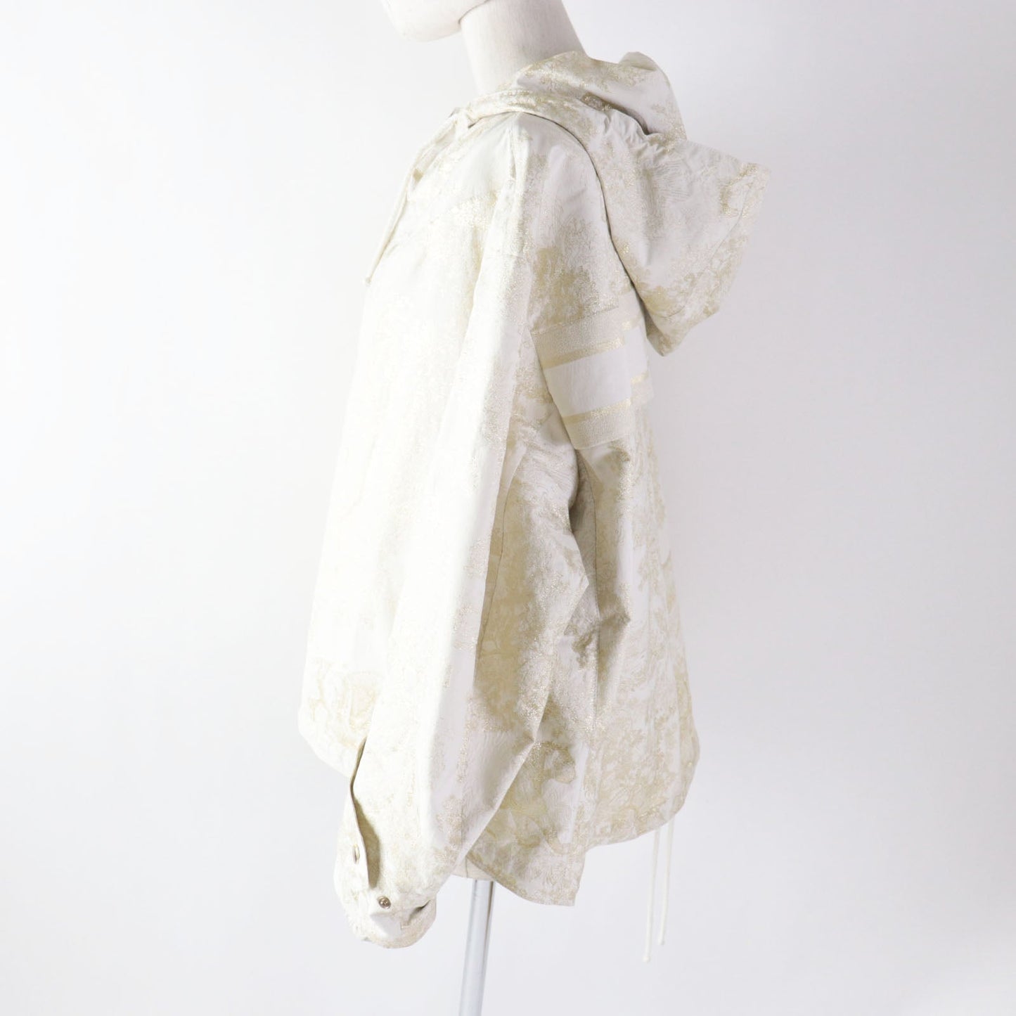 Christian Dior Nylon jacket 217C31A2985 polyester light beige gold Toile de Jouy Windbreaker S