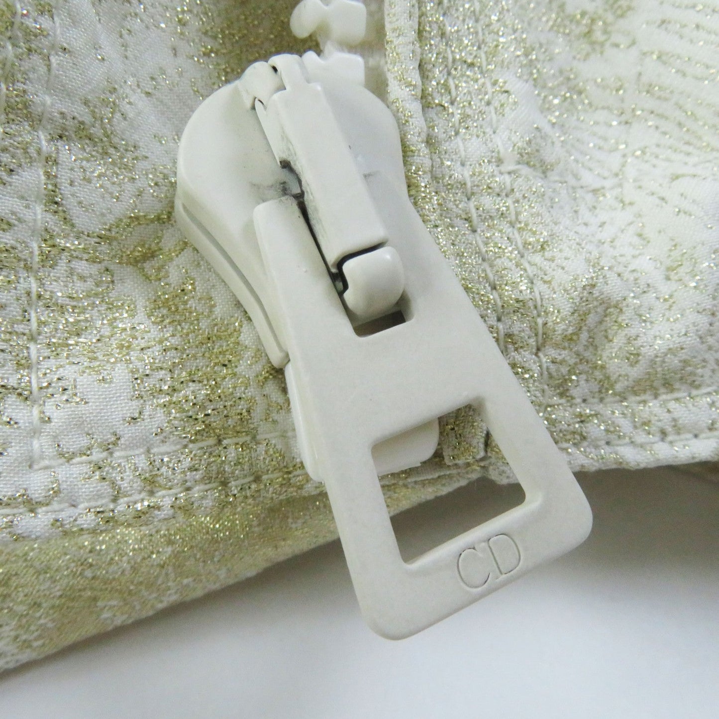 Christian Dior Nylon jacket 217C31A2985 polyester light beige gold Toile de Jouy Windbreaker S