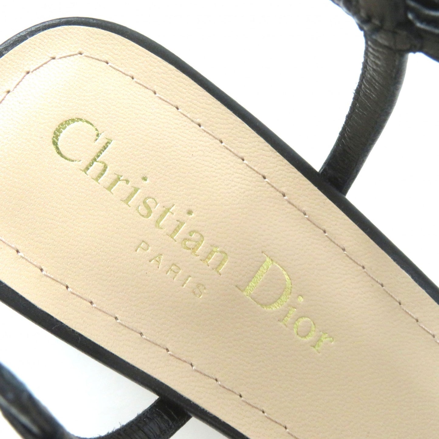 Christian Dior Sandals Main: Satin, lambskin black Dway 37.5