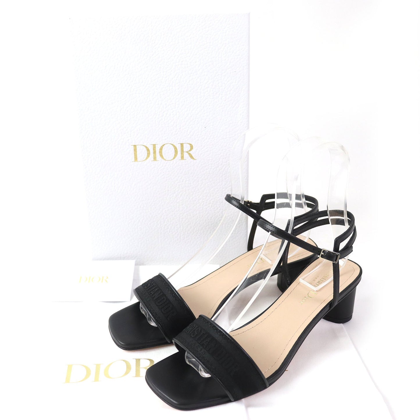 Christian Dior Sandals Main: Satin, lambskin black Dway 37.5