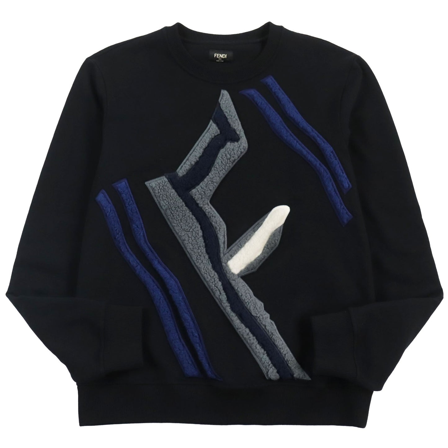 FENDI sweat FY0178 cotton black M