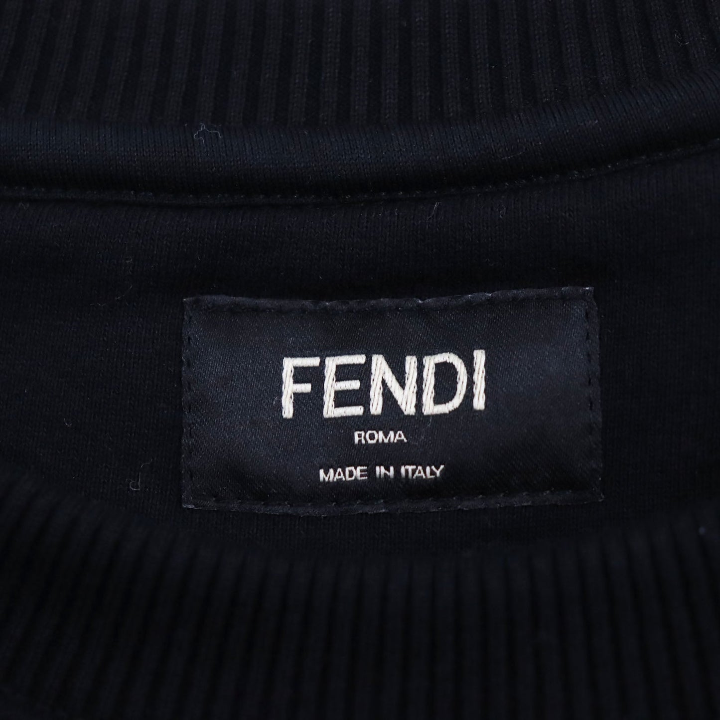 FENDI sweat FY0178 cotton black M