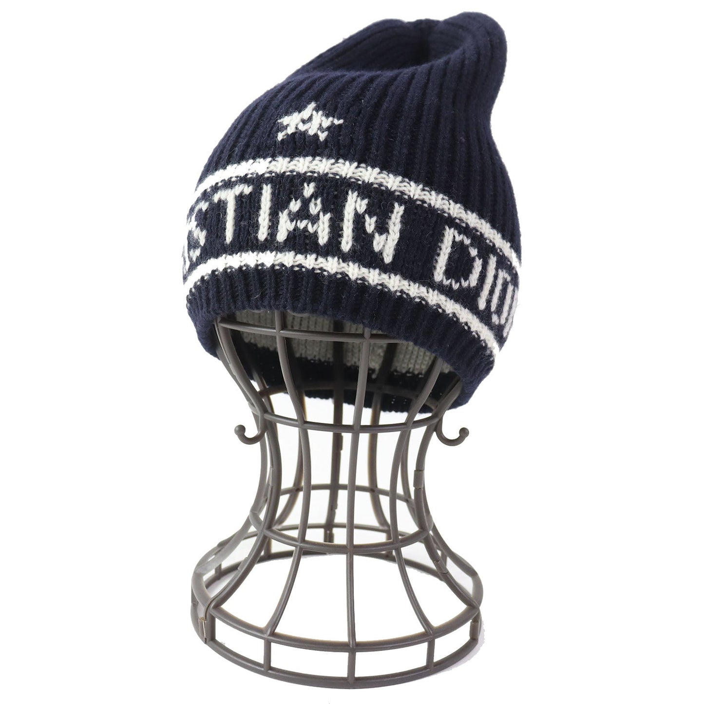 Christian Dior Knit cap 31NOE714IXGH wool Navy white