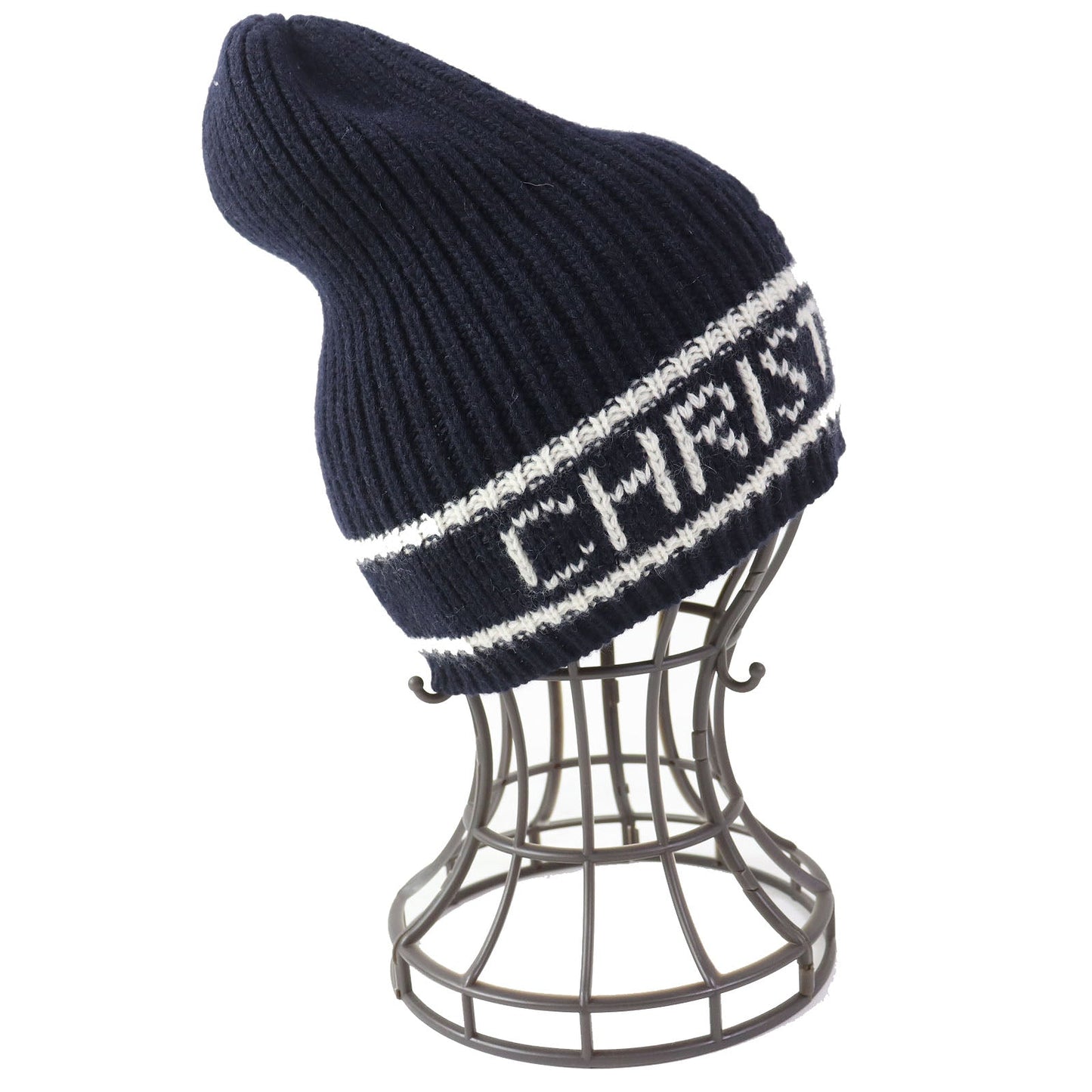 Christian Dior Knit cap 31NOE714IXGH wool Navy white