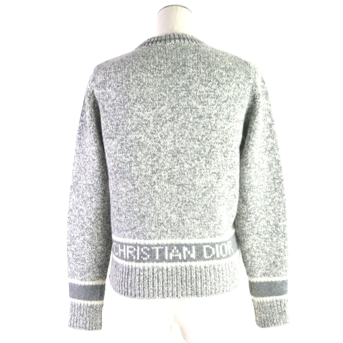 Christian Dior knit 054S01AM303 wool gray 38