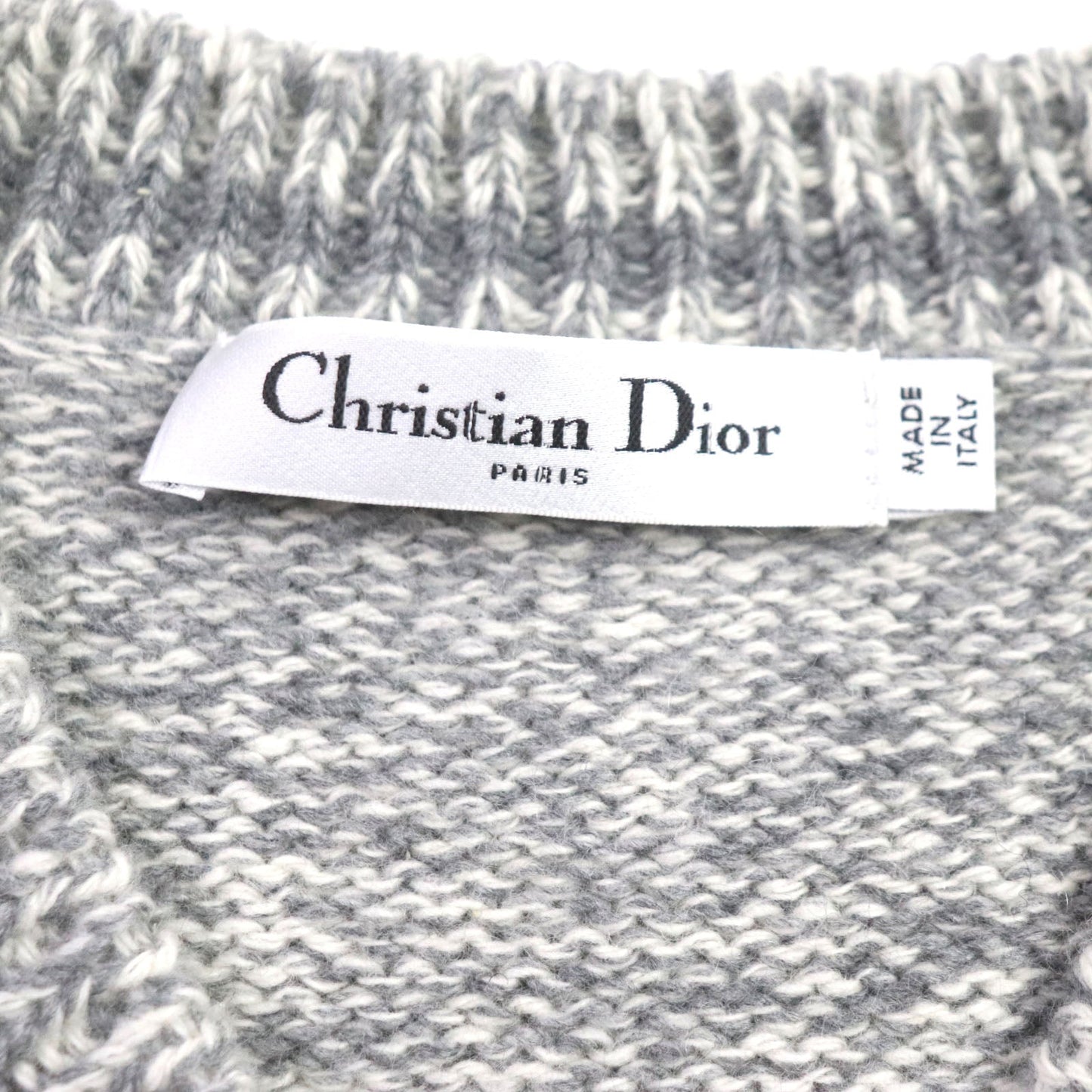 Christian Dior knit 054S01AM303 wool gray 38