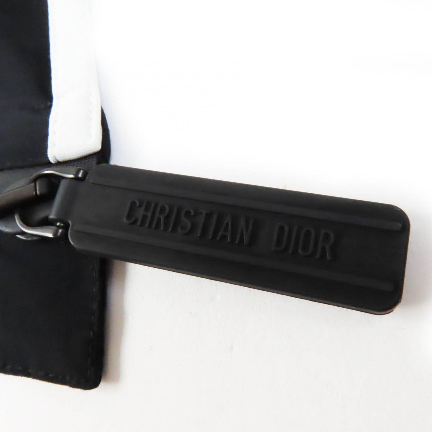 Christian Dior Hoodie 243G15A2260 Nylon Black White Sleeveless Technical Jersey Zip Hoodie DIOR VIBE XS