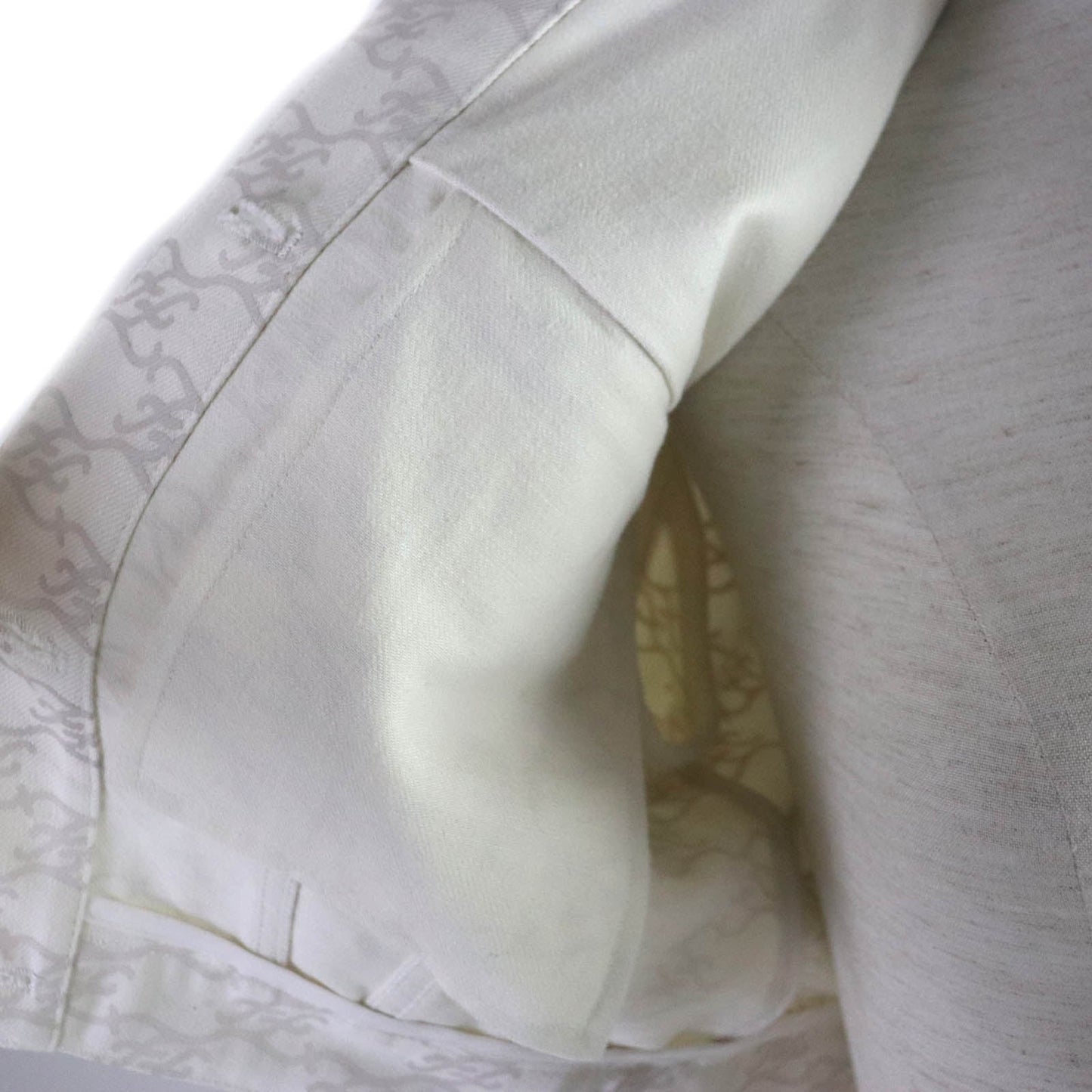 FENDI Denim Jacket FLF655 cotton Ivory beige 36