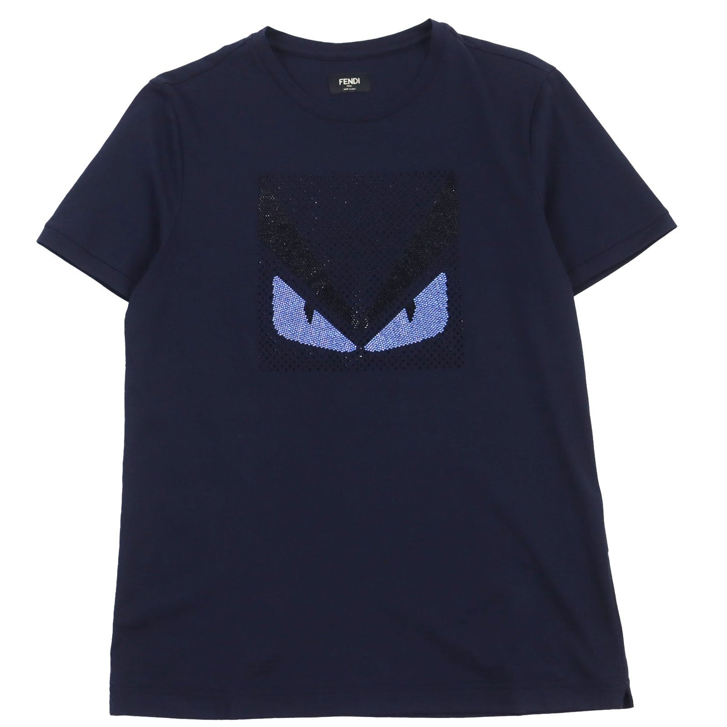 FENDI Short sleeve T-shirt FY0626 cotton Navy 46
