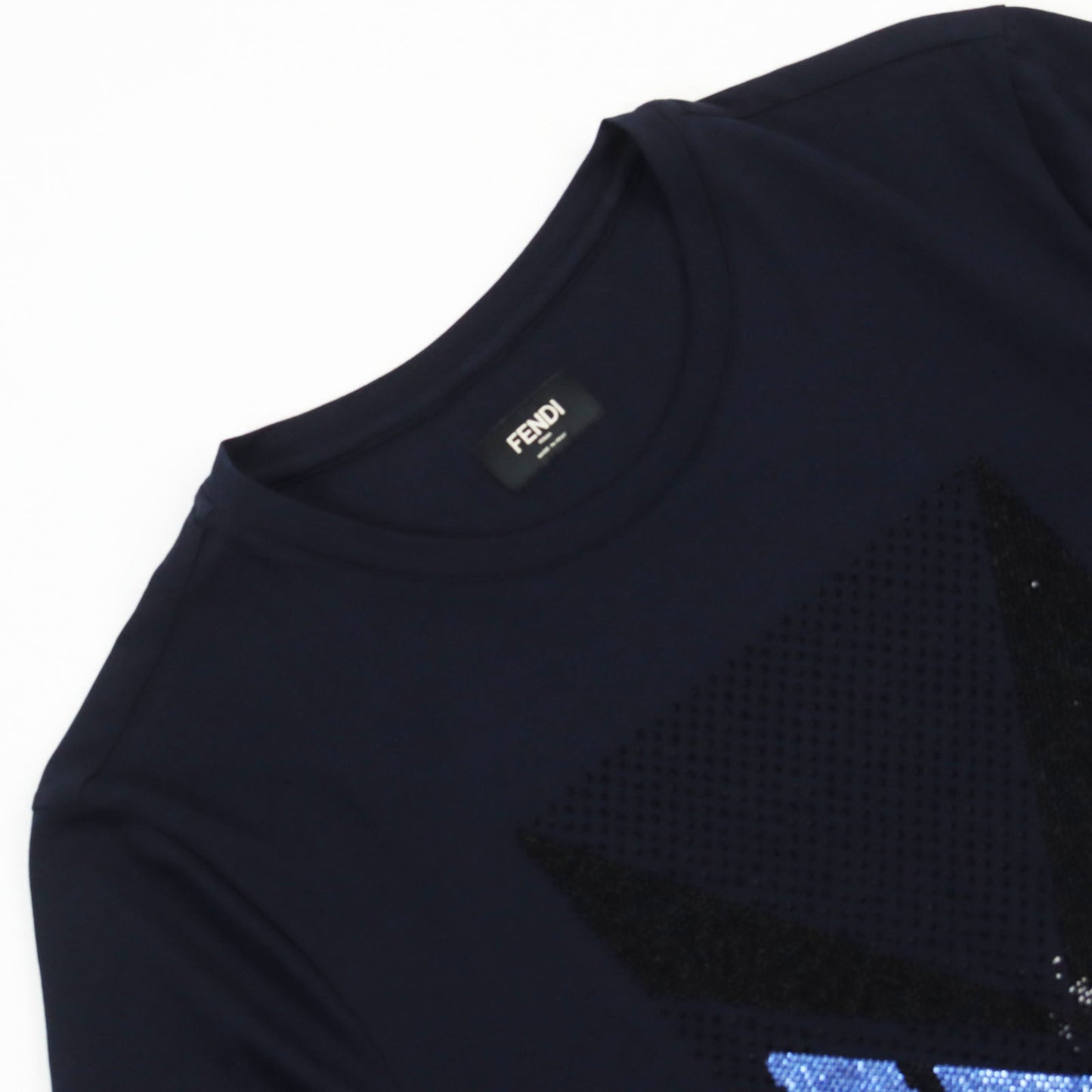 FENDI Short sleeve T-shirt FY0626 cotton Navy 46