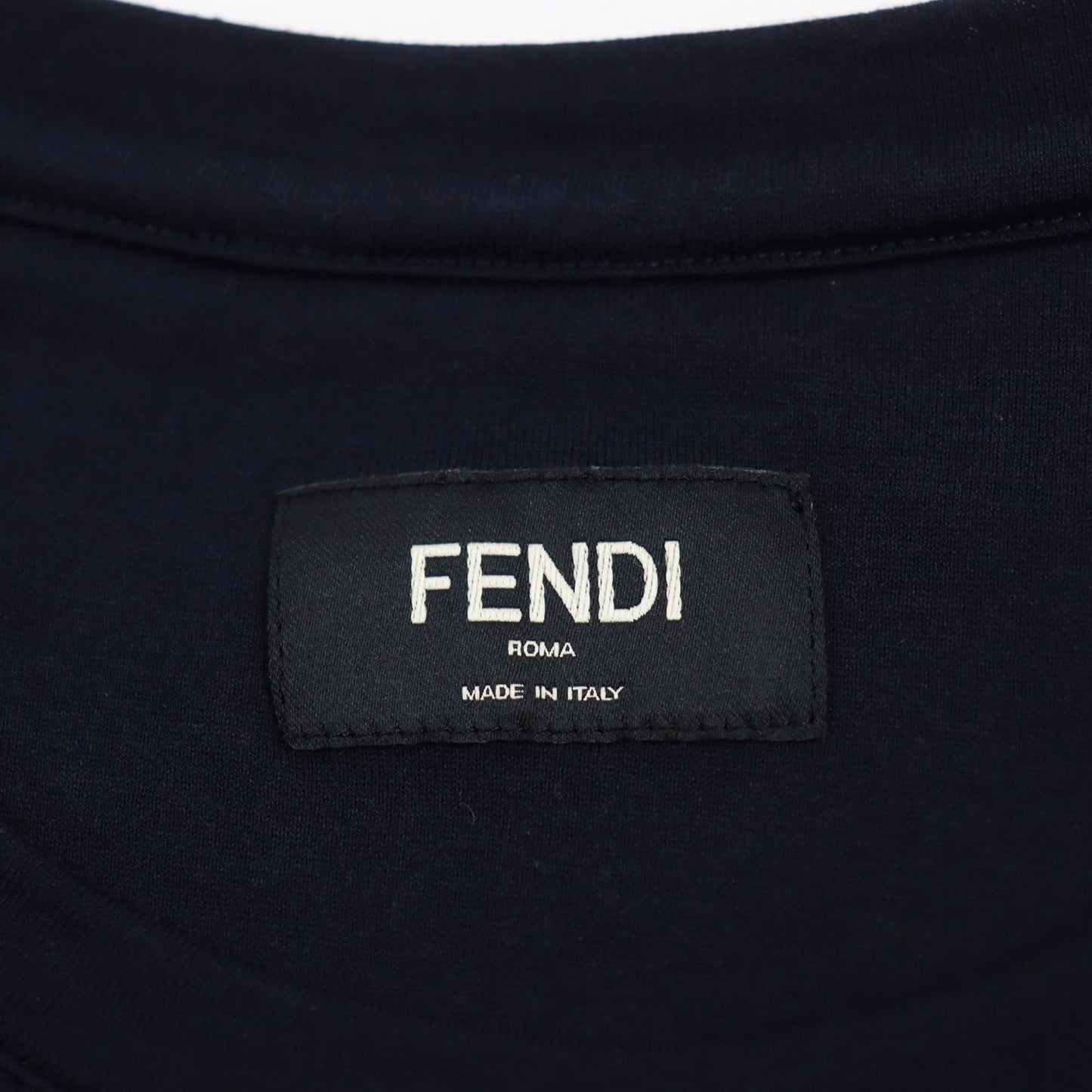 FENDI Short sleeve T-shirt FY0626 cotton Navy 46