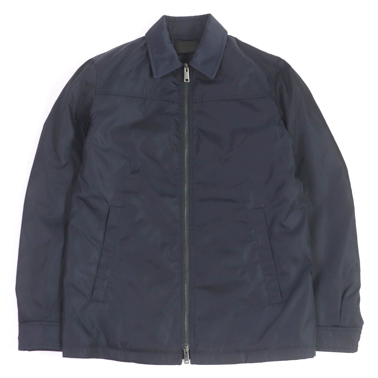 PRADA Blouson DNA404 Outer: 100% polyamide (nylon), Lining: 100% rayon Navy mens 46 Used