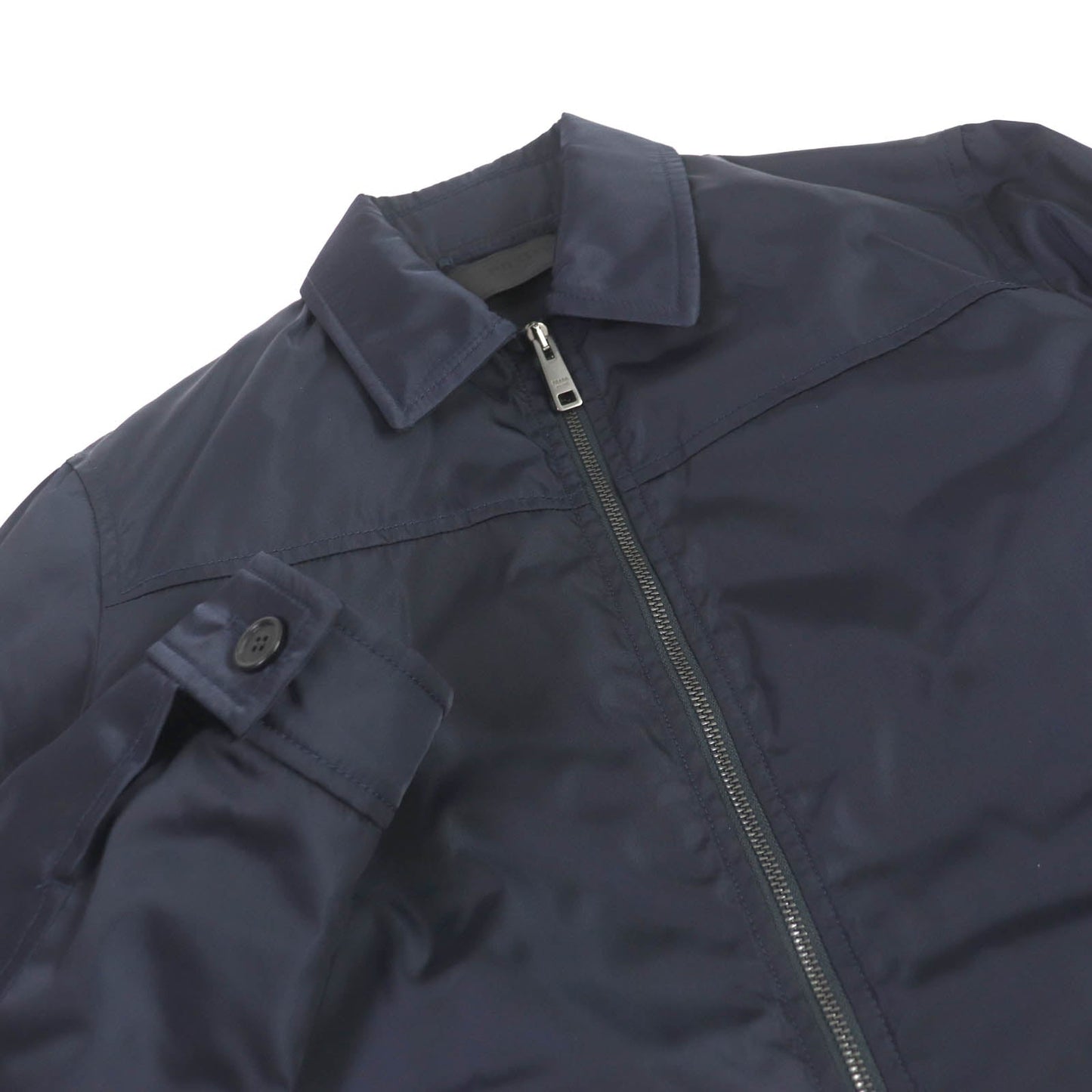 PRADA Blouson DNA404 Outer: 100% polyamide (nylon), Lining: 100% rayon Navy mens 46 Used
