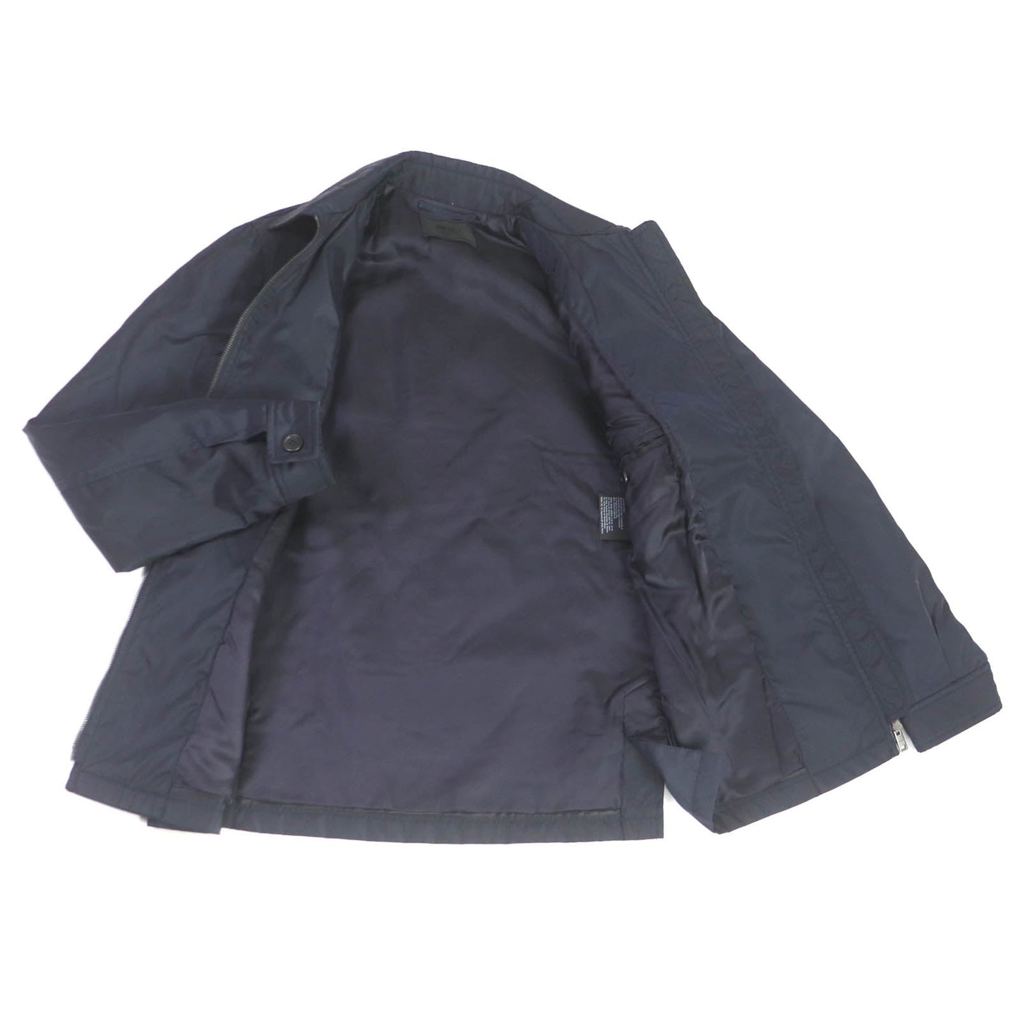 PRADA Blouson DNA404 Outer: 100% polyamide (nylon), Lining: 100% rayon Navy mens 46 Used