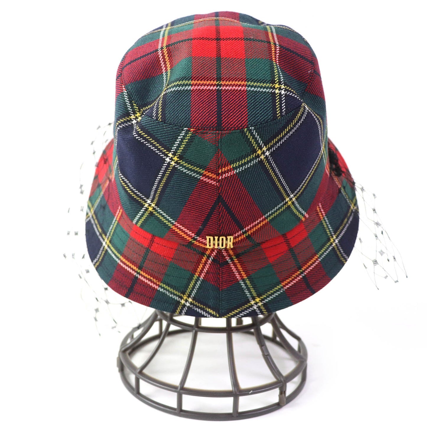 Christian Dior hat 95TDD923G107 wool Red navy green 58