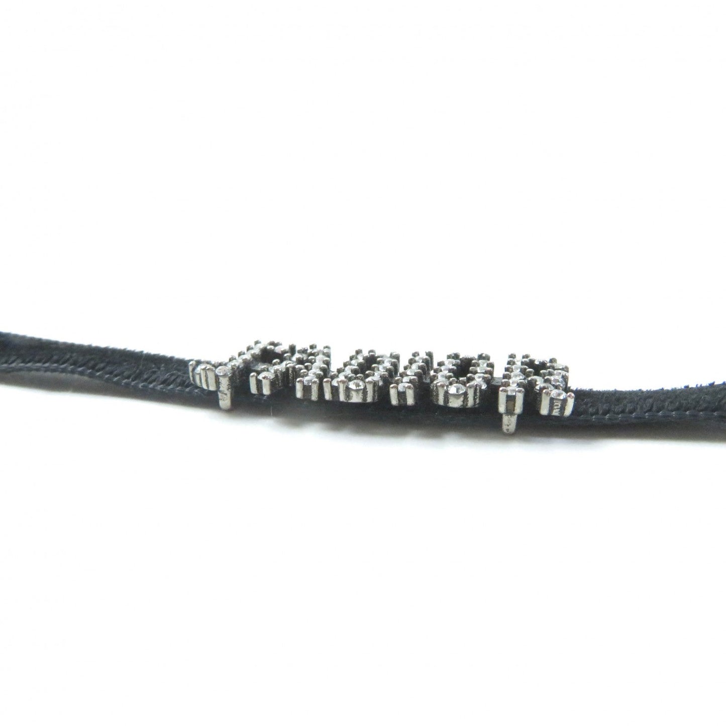 Christian Dior choker ー Black Silver