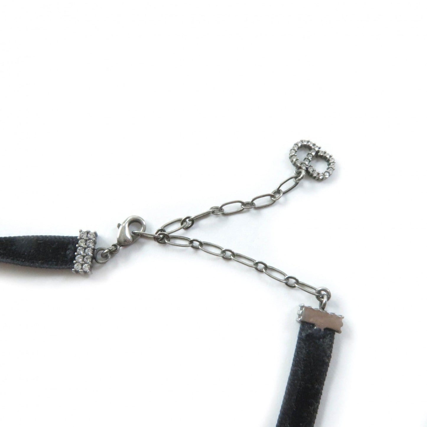 Christian Dior choker ー Black Silver