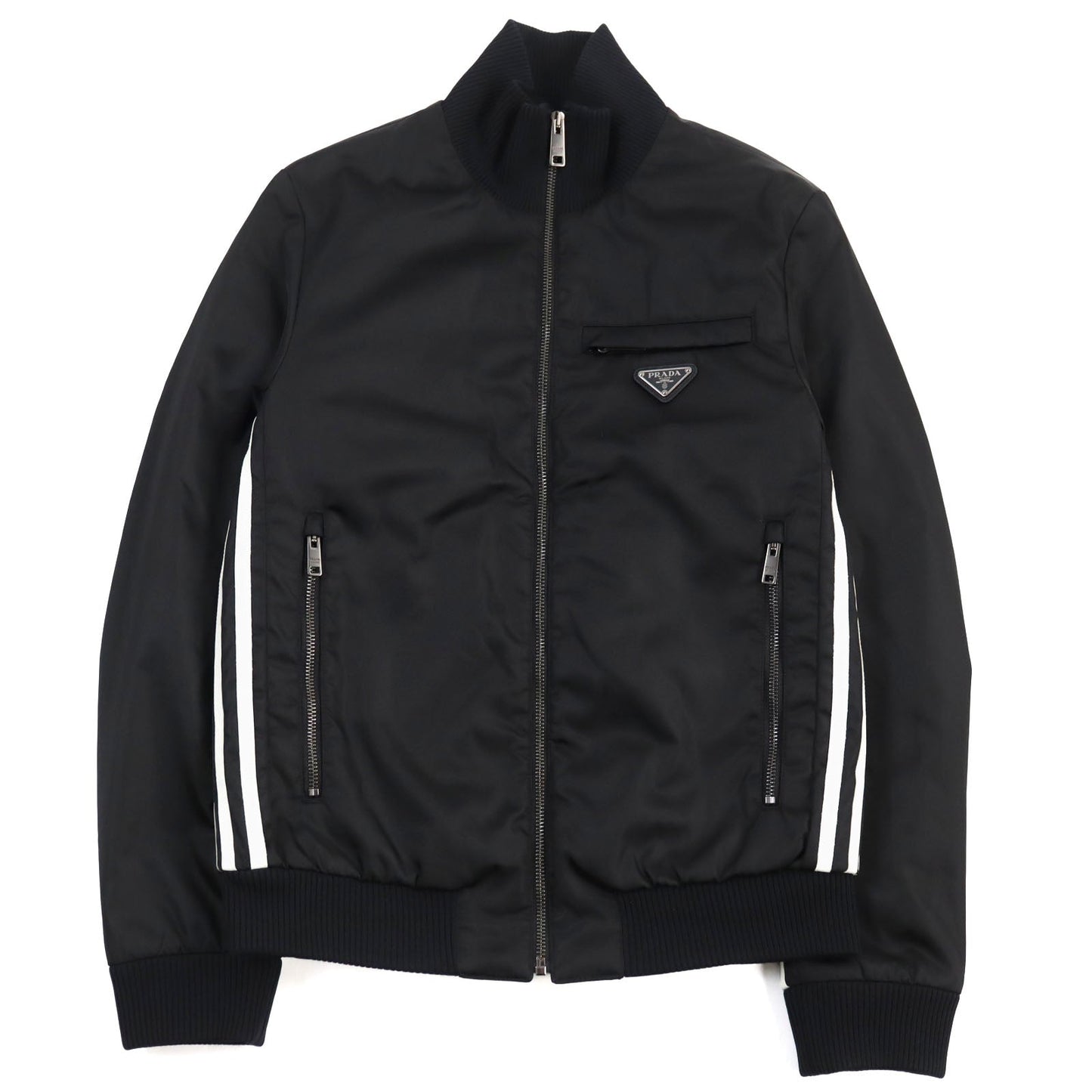PRADA Track jacket SGB936 polyamide (nylon) Black type 40