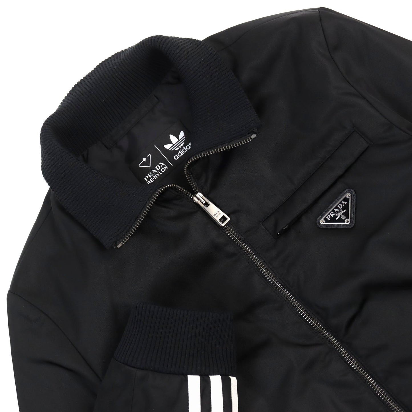 PRADA Track jacket SGB936 polyamide (nylon) Black type 40