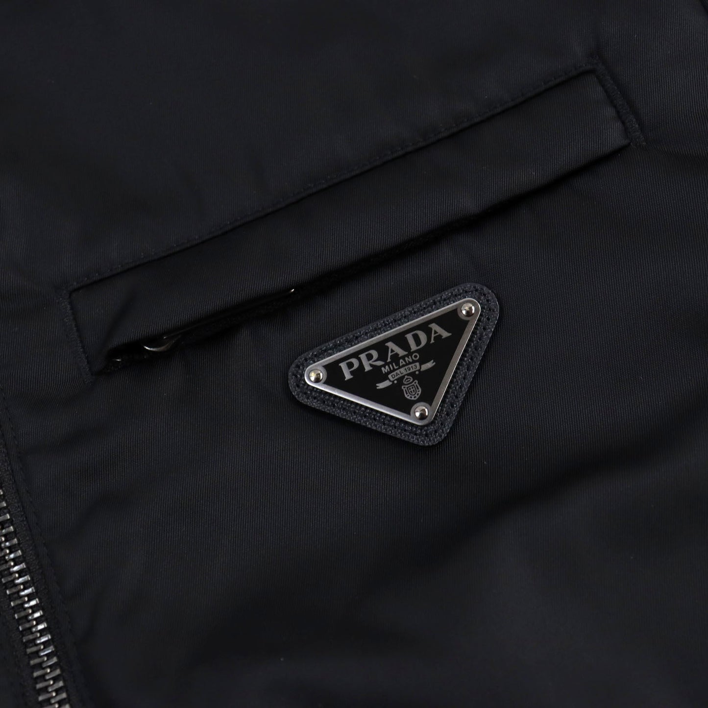 PRADA Track jacket SGB936 polyamide (nylon) Black type 40