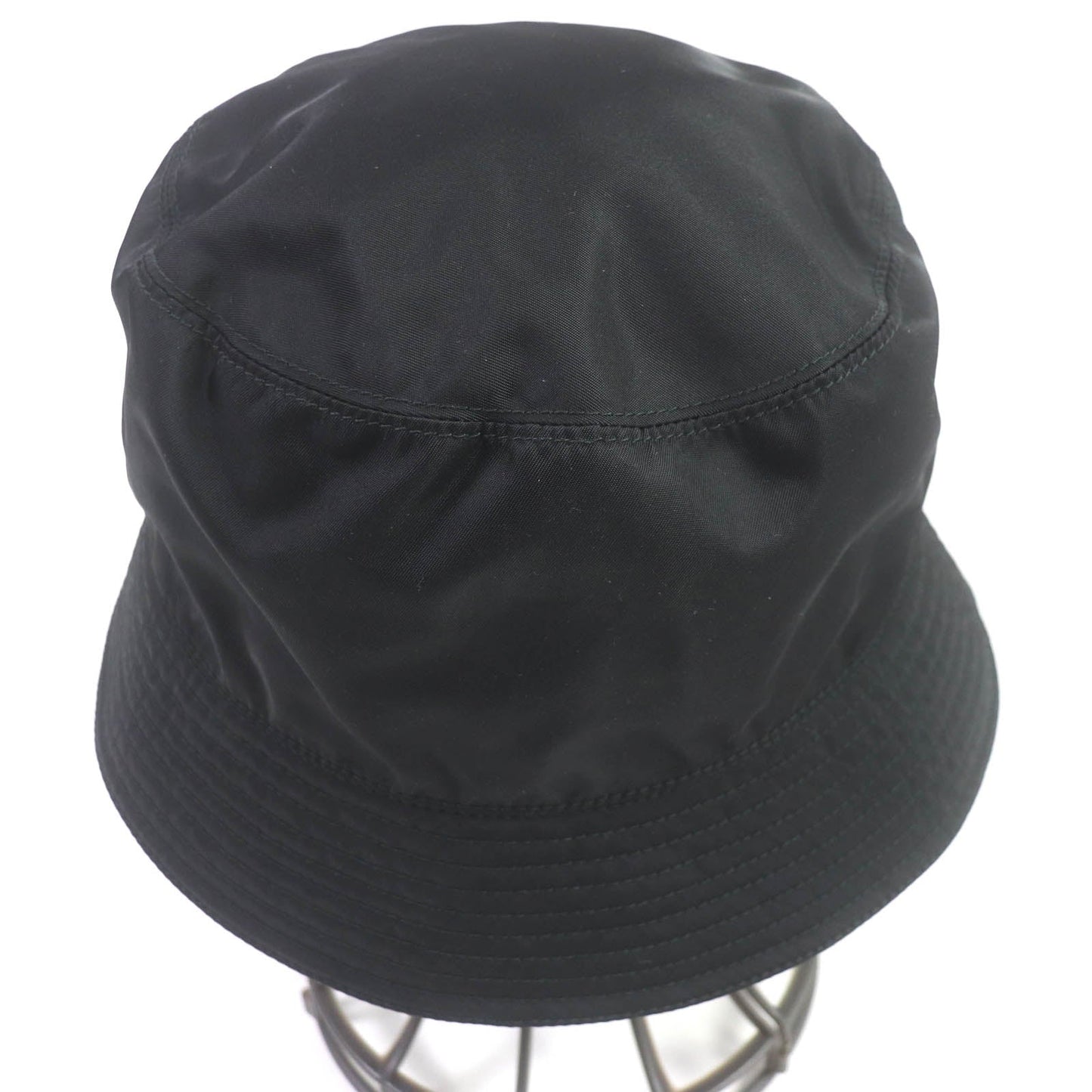 PRADA hat 2HC137 recycled polyamide black L