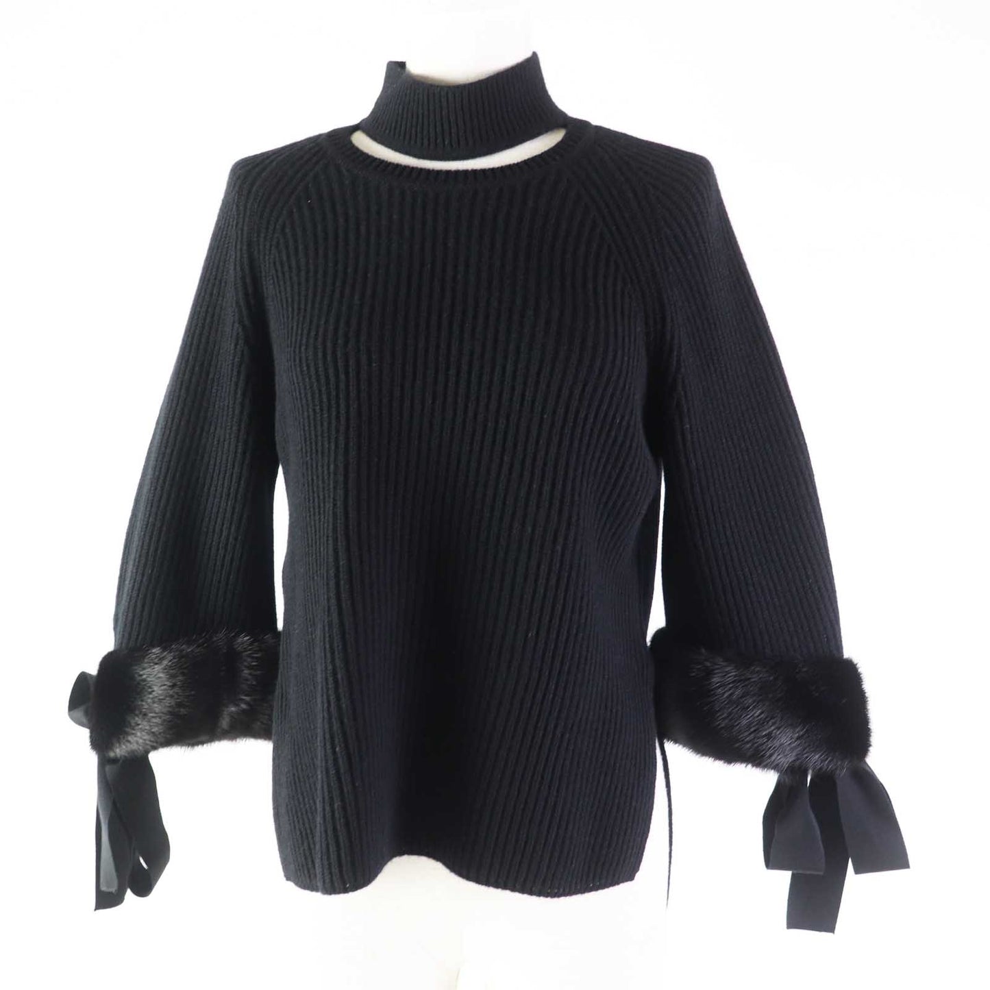 FENDI knit FZY545 cashmere black 36