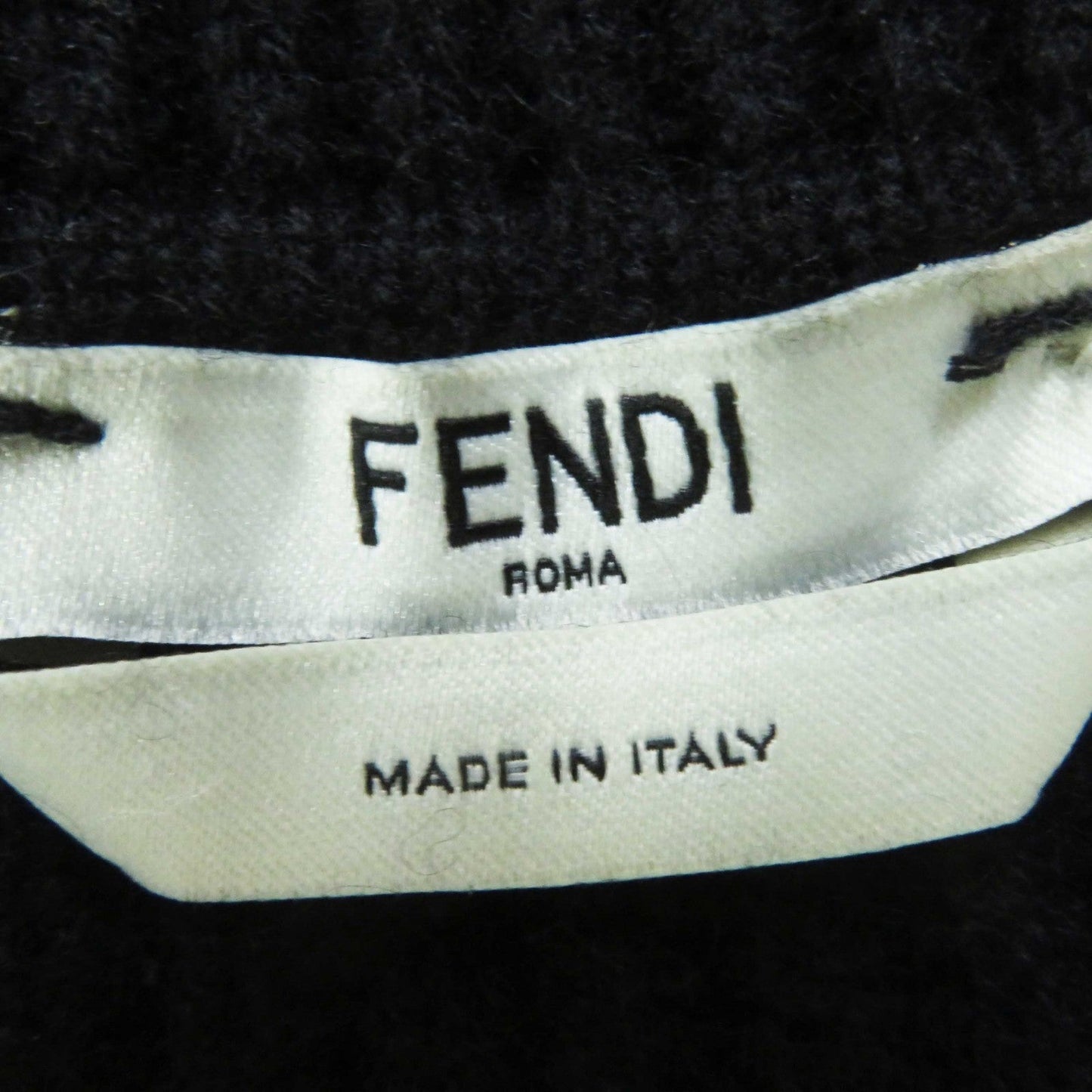 FENDI knit FZY545 cashmere black 36