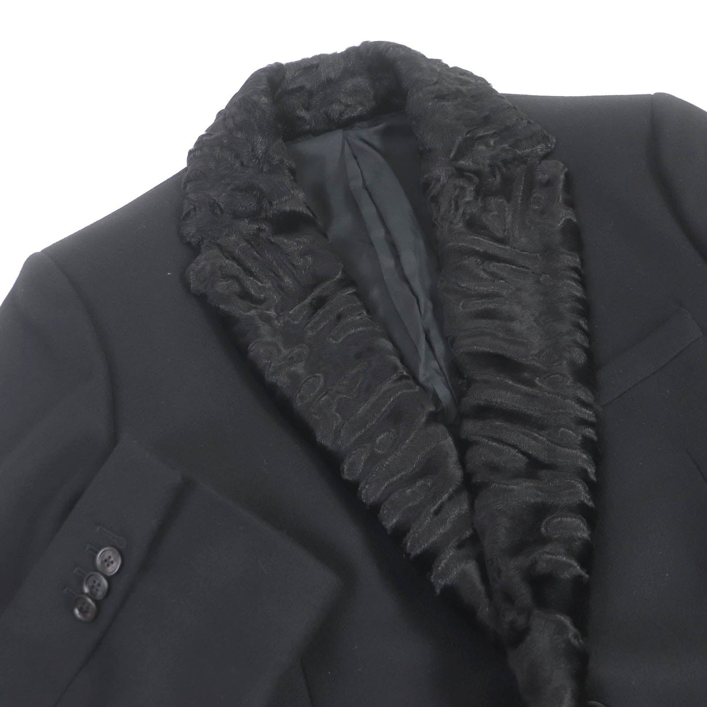 FENDI Chester coat FF01073YN wool black 52