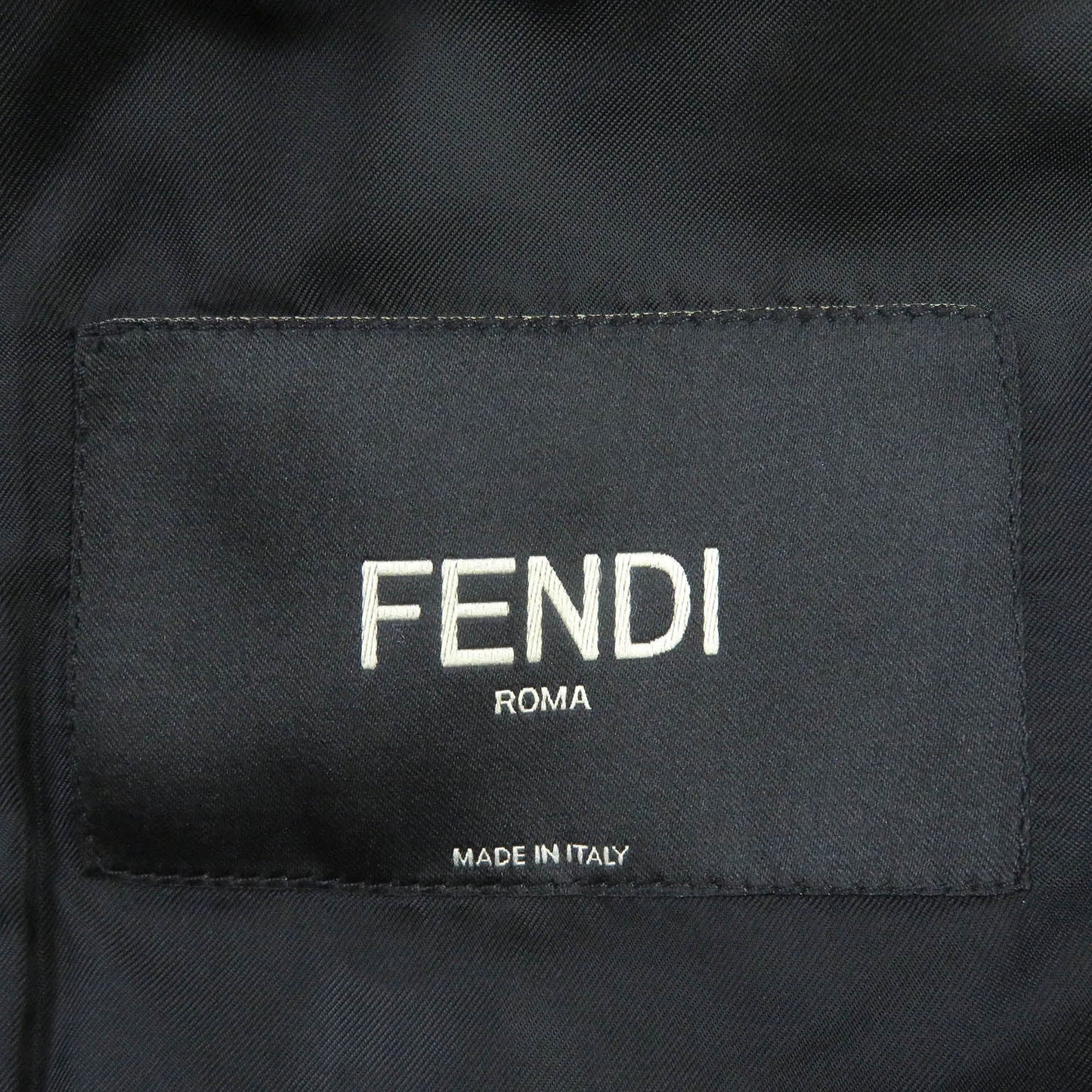 FENDI Chester coat FF01073YN wool black 52
