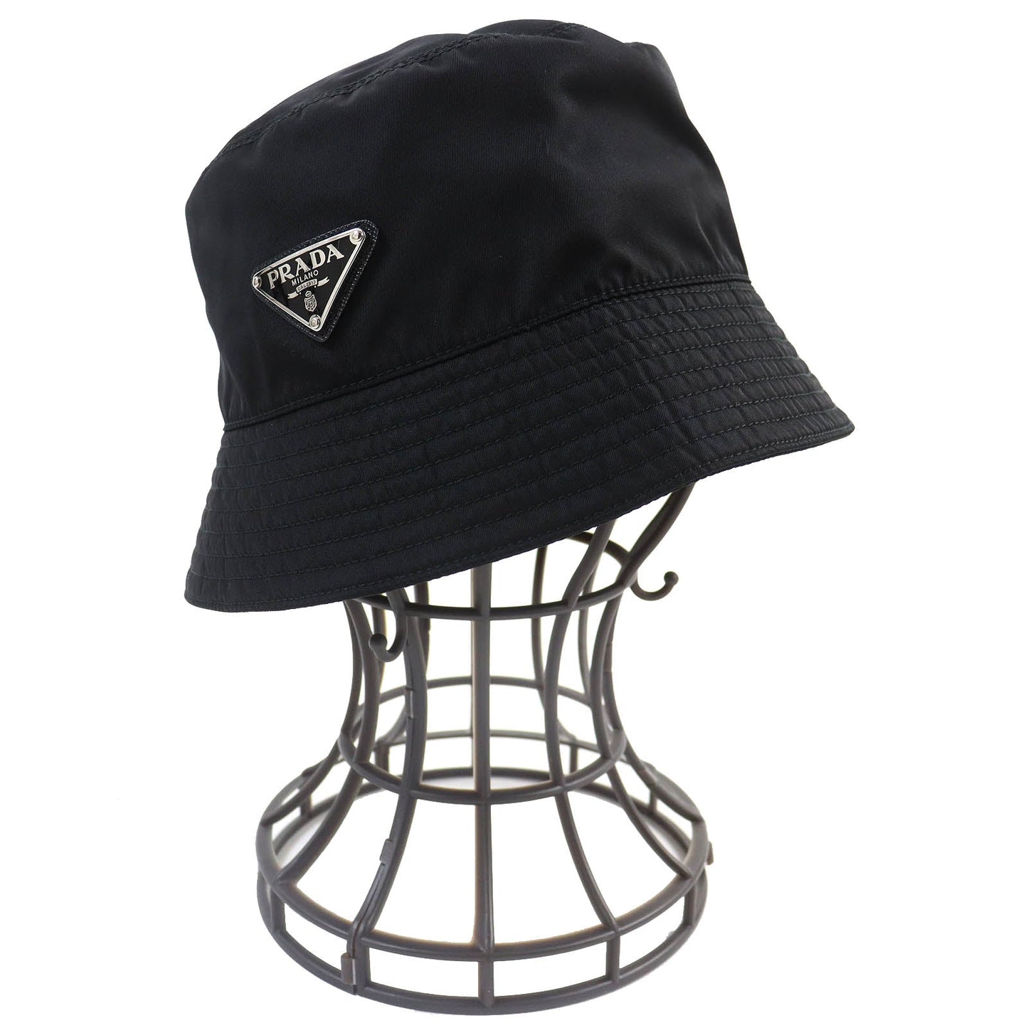 PRADA hat 2HC137 recycled polyamide black