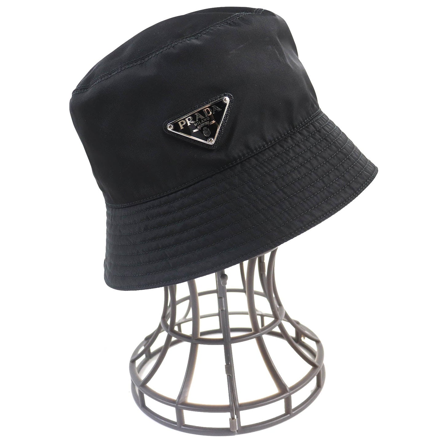 PRADA hat 2HC137 recycled polyamide black