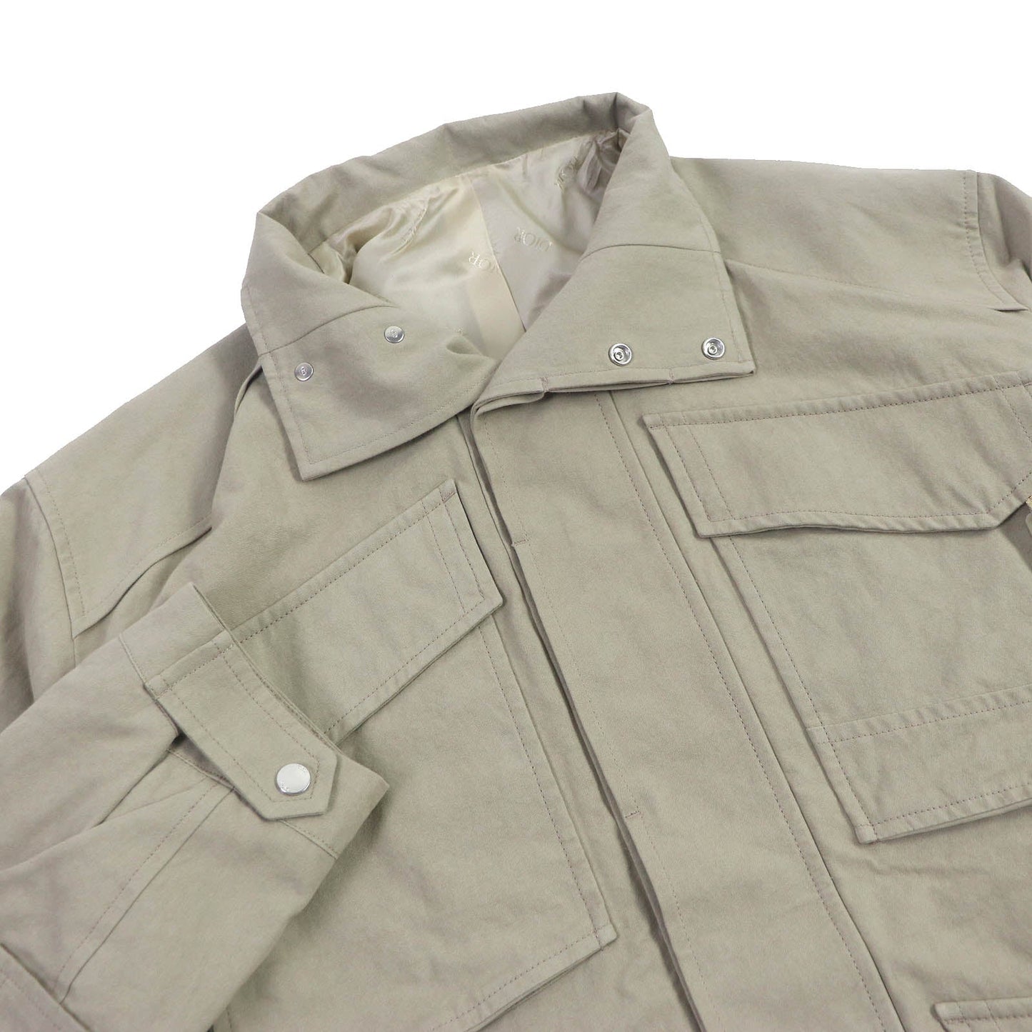 Christian Dior Blouson 313C402A5673 Outer: 100% cotton, Lining: 100% cupra, Part: 100% polyester khaki mens 48 Used