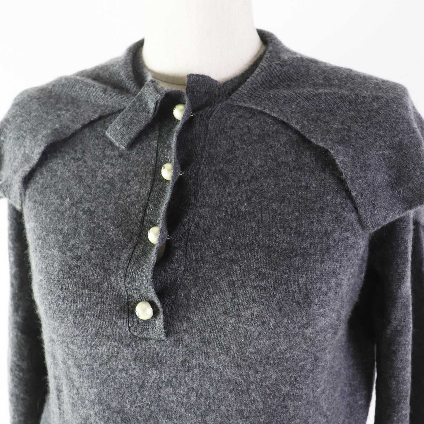 Christian Dior knit 354S48AM053 cashmere Charcoal gray 42