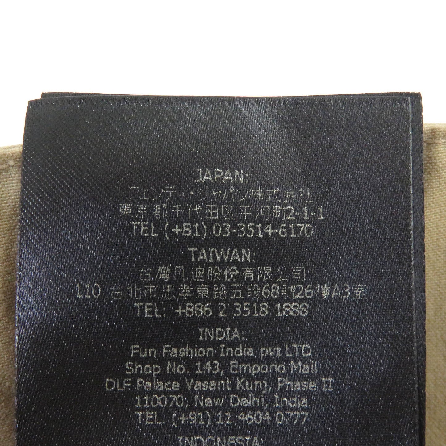 FENDI hat FXQ790 cotton beige