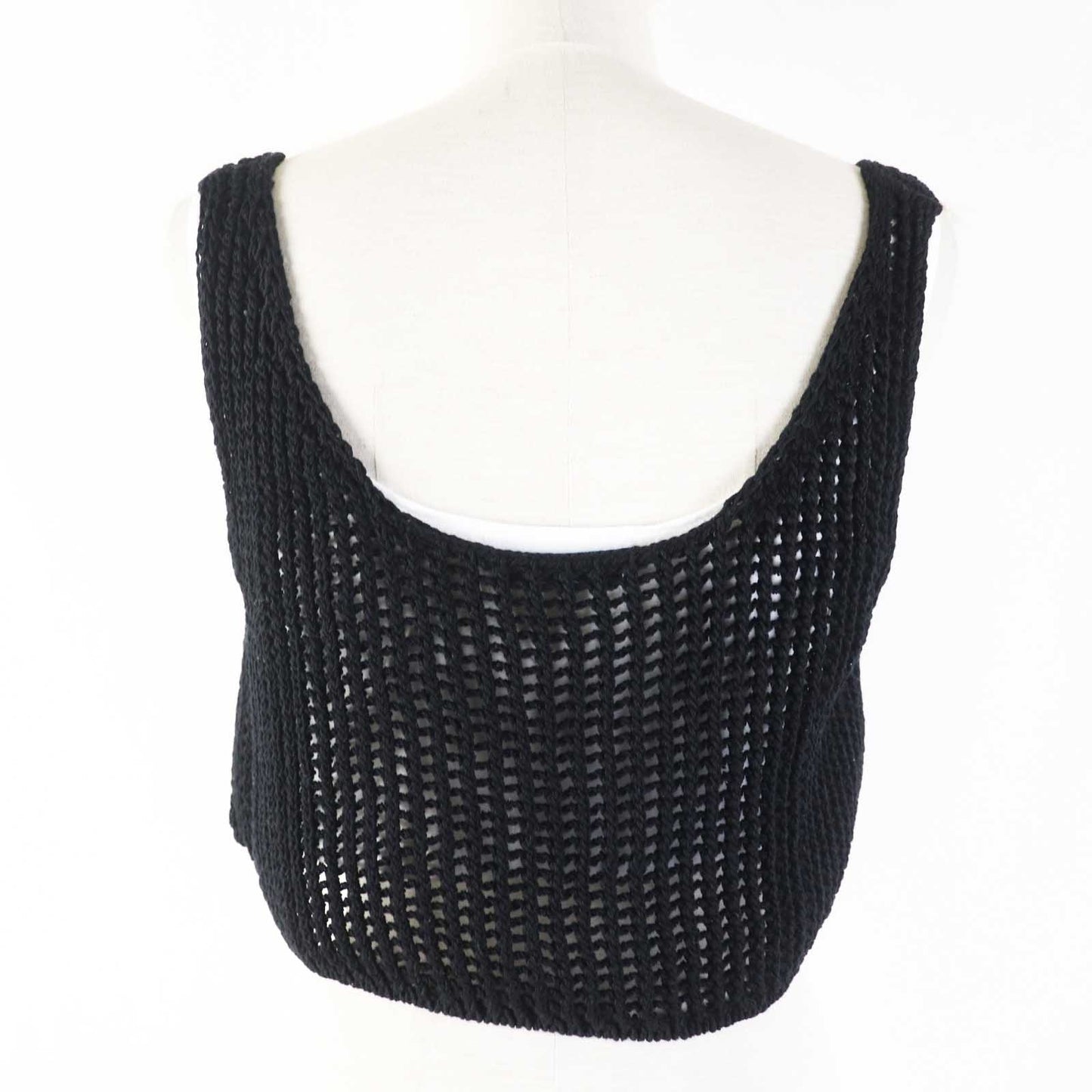 PRADA Tank top P29980 cotton Black White 36