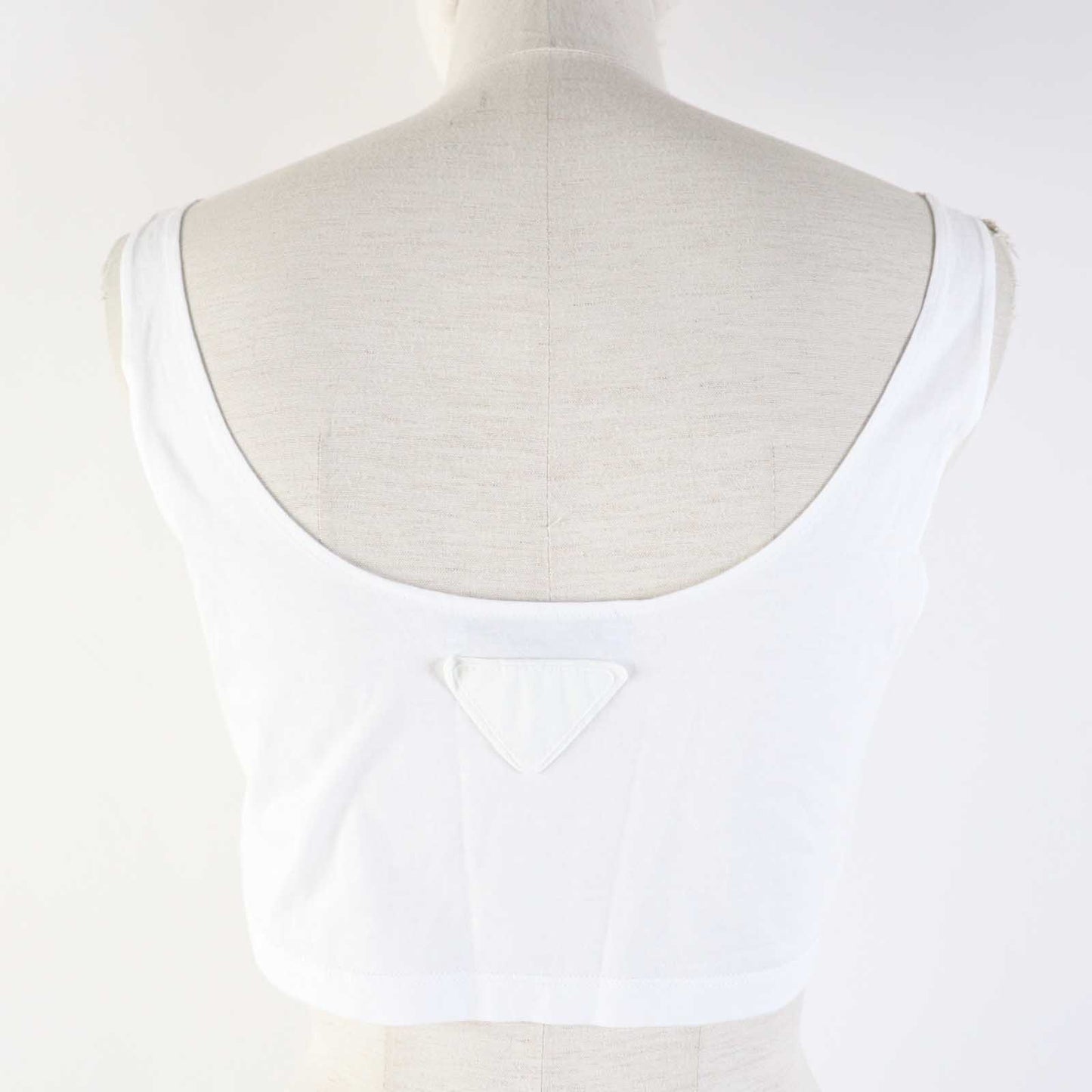 PRADA Tank top P29980 cotton Black White 36