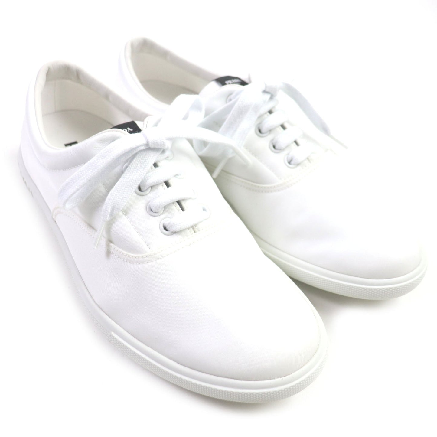 PRADA Low cut sneakers 2EG326 Nylon Leather white 5