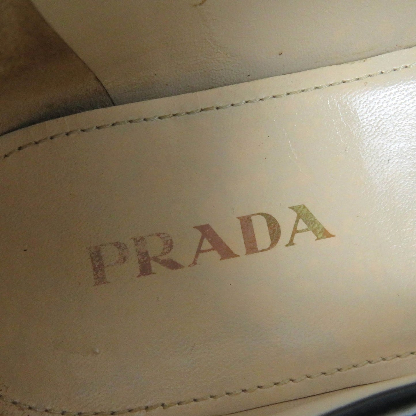 PRADA pumps leather black 35