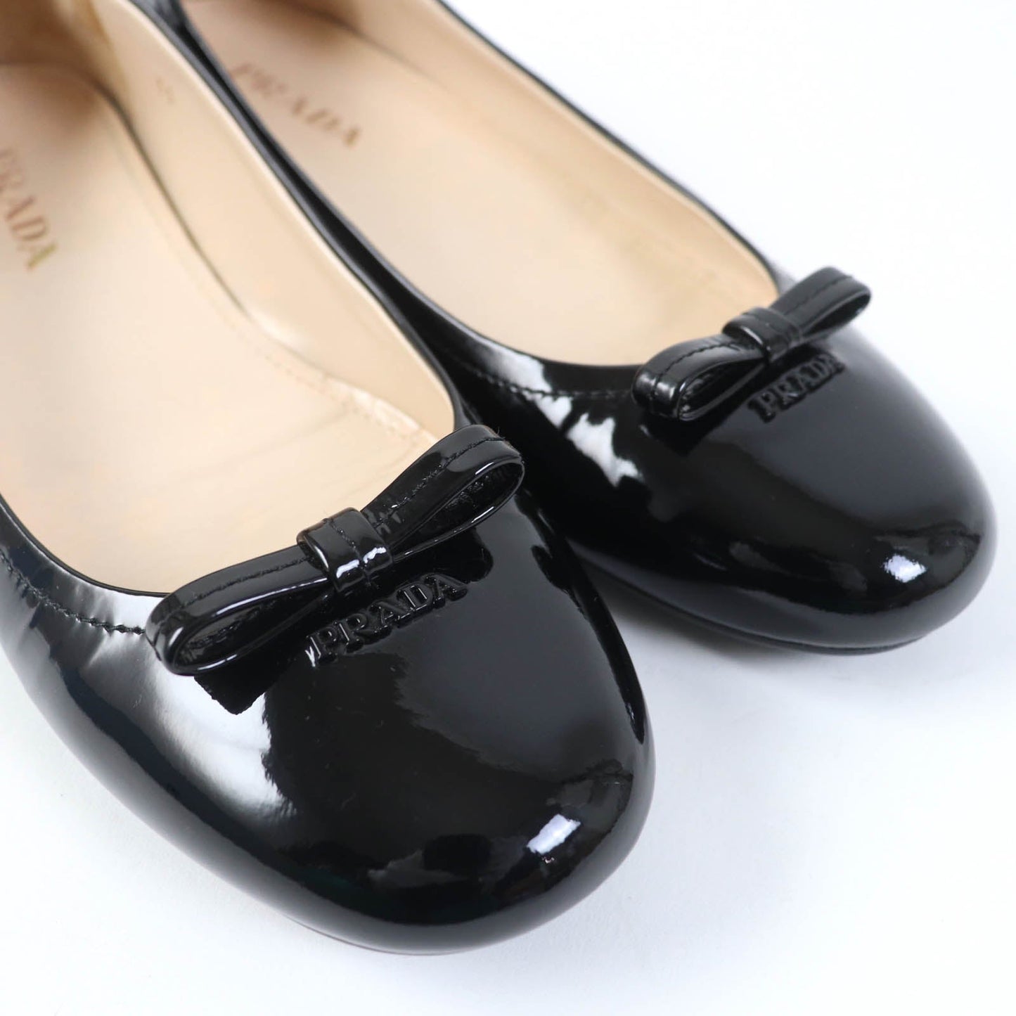 PRADA pumps leather black 35