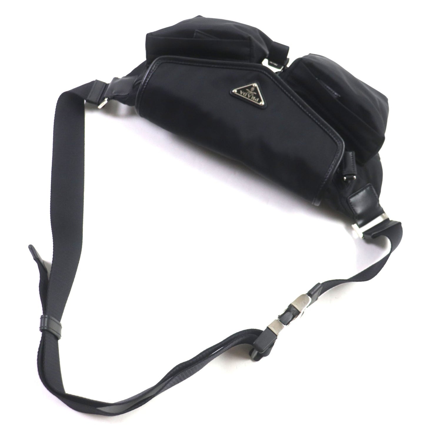 PRADA Sling bag 2VH174 Nylon black