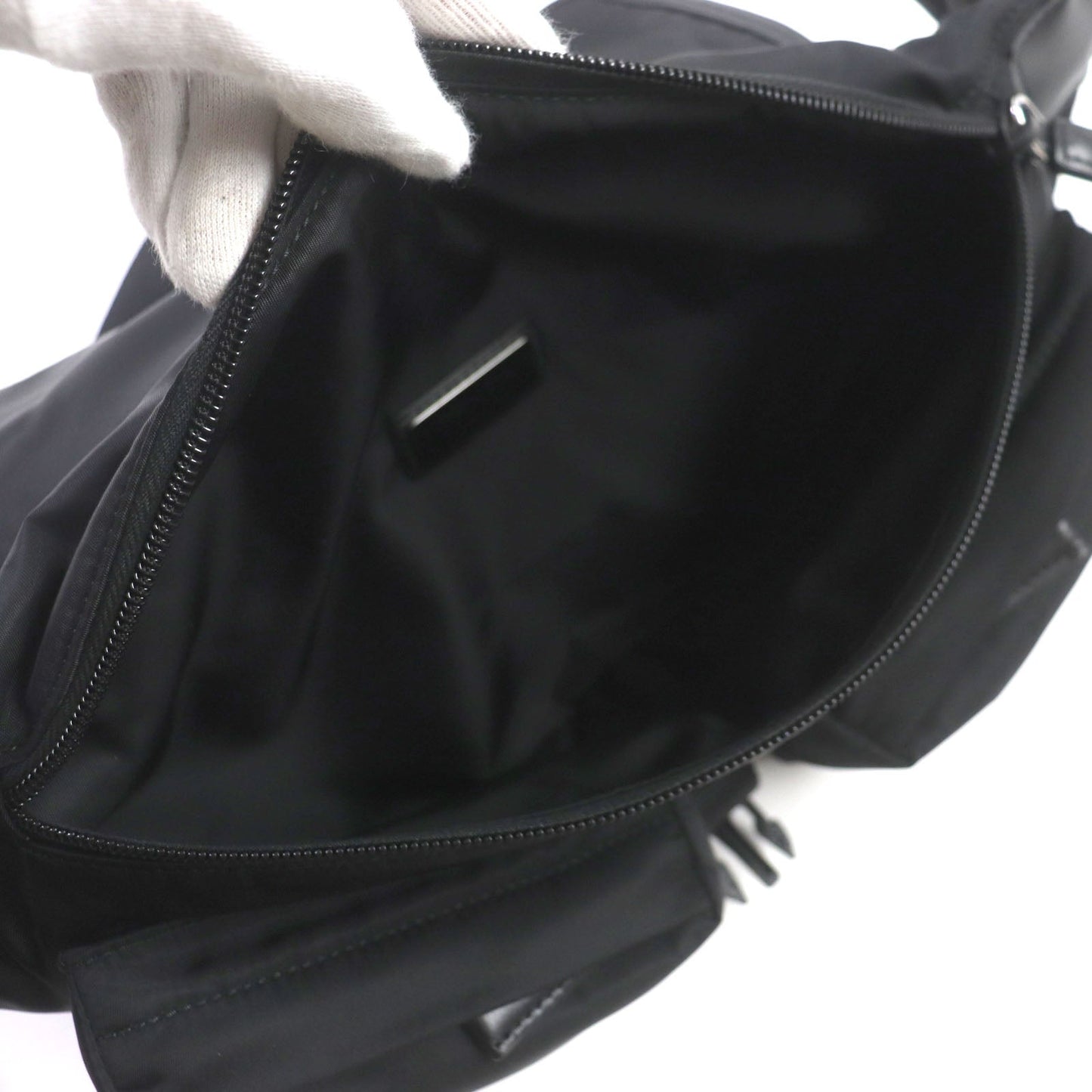 PRADA Sling bag 2VH174 Nylon black