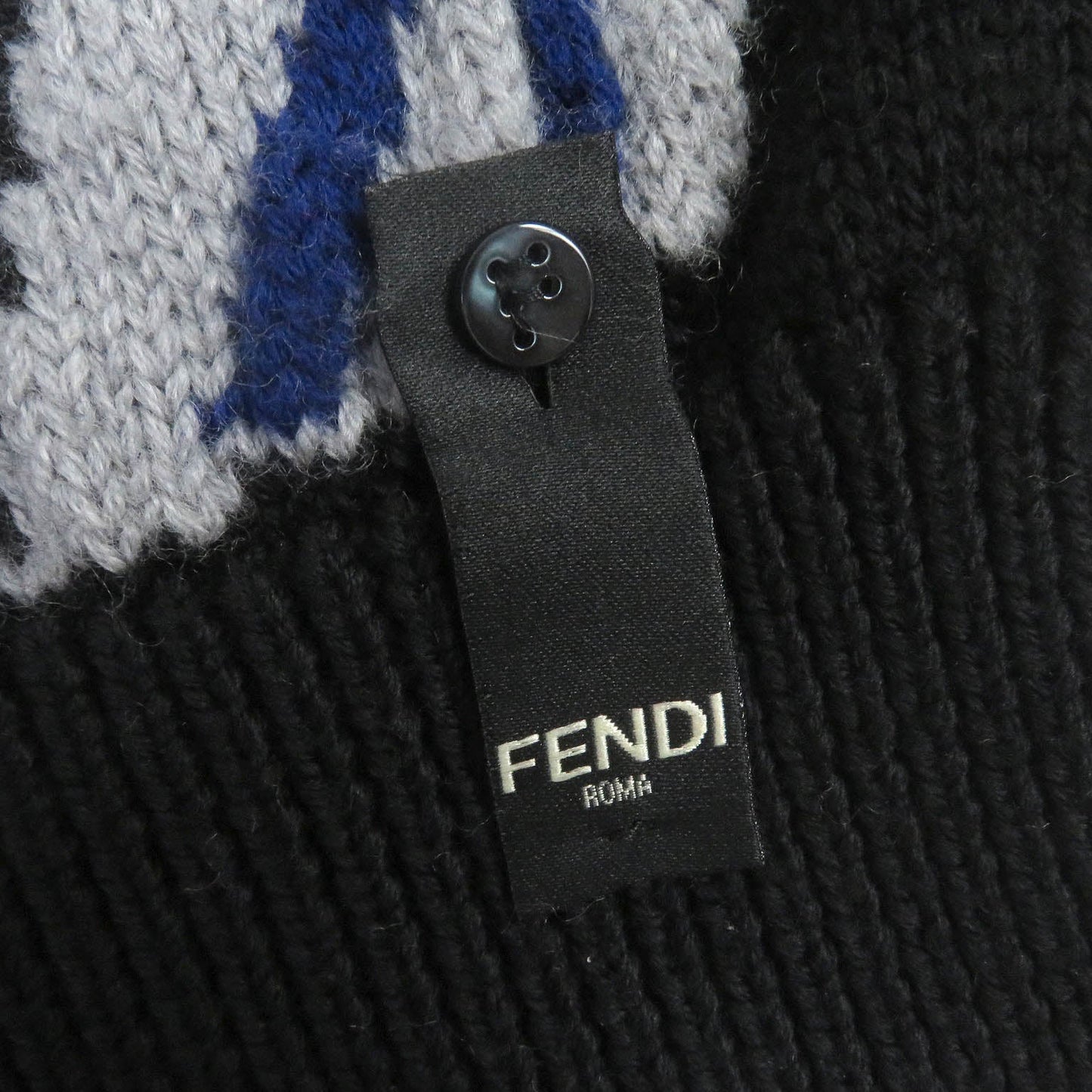 FENDI sweater FZX013 Virgin wool black 44